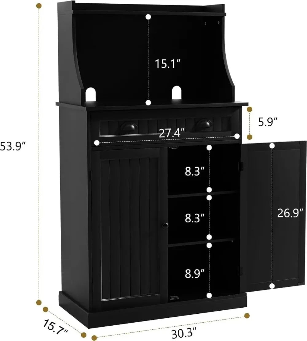 54" Kitchen Microwave Cabinet
