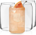 Classic Clear 16 oz  Tumbler Glasses for 4
