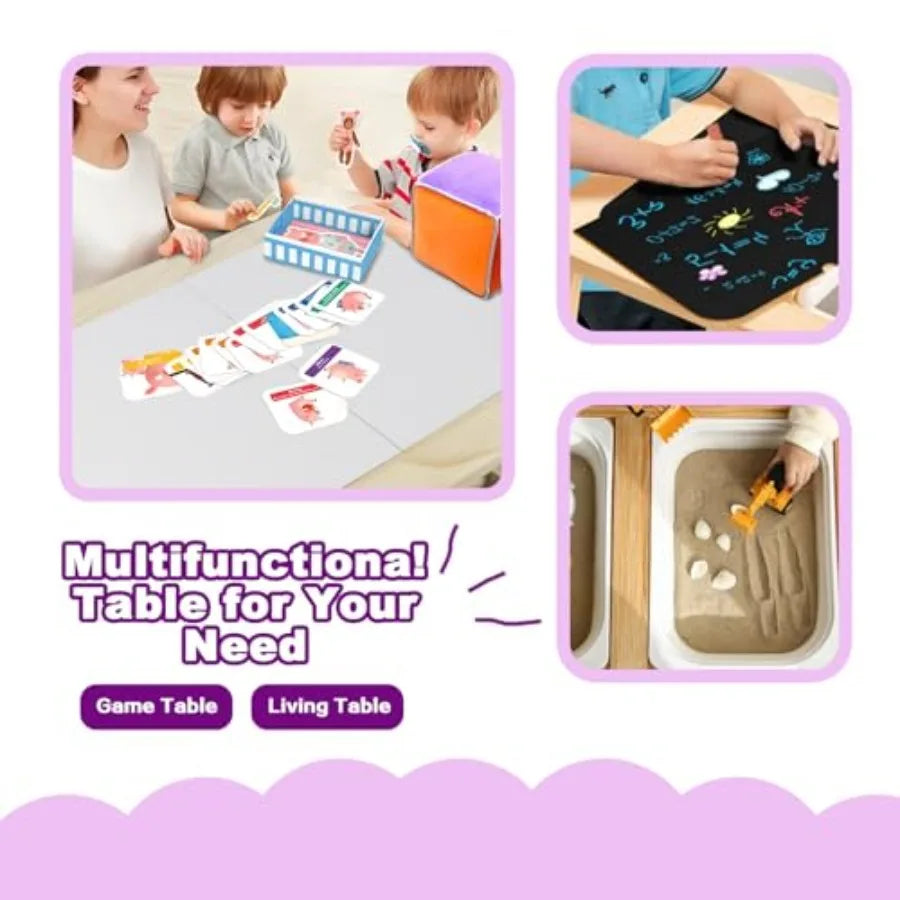 Multi-functional Interactive Table Set for 1-3 Years