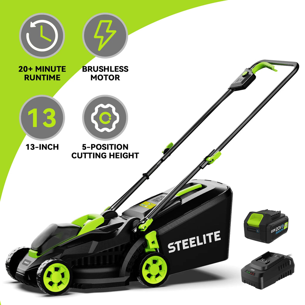 Deli 13" Electric Lawn Mower