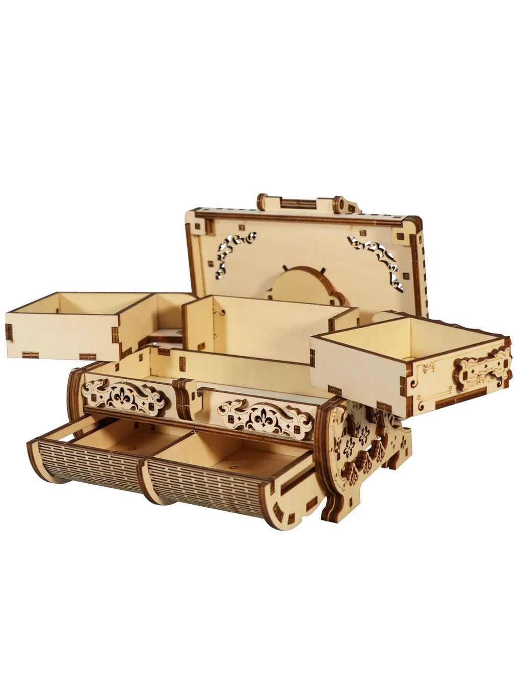 3D Wooden Puzzle Jewel Box