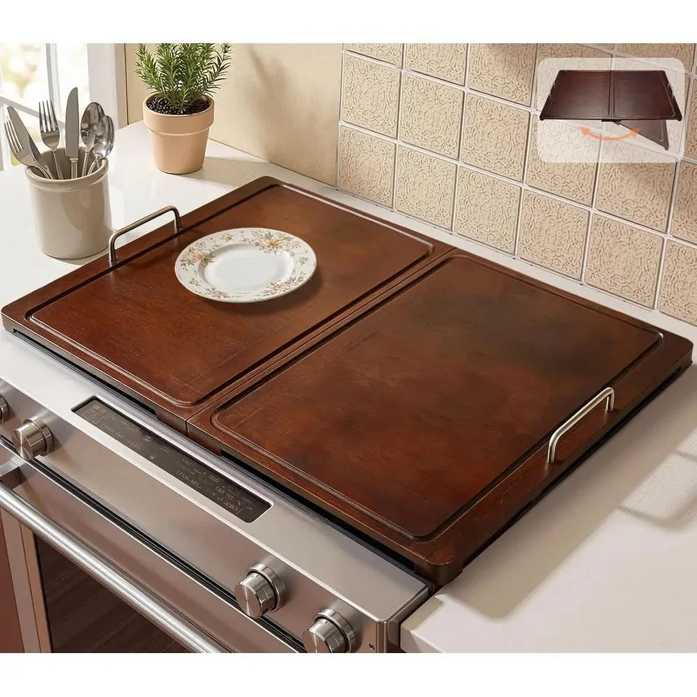 Vintage Noodle Board Stove Cover