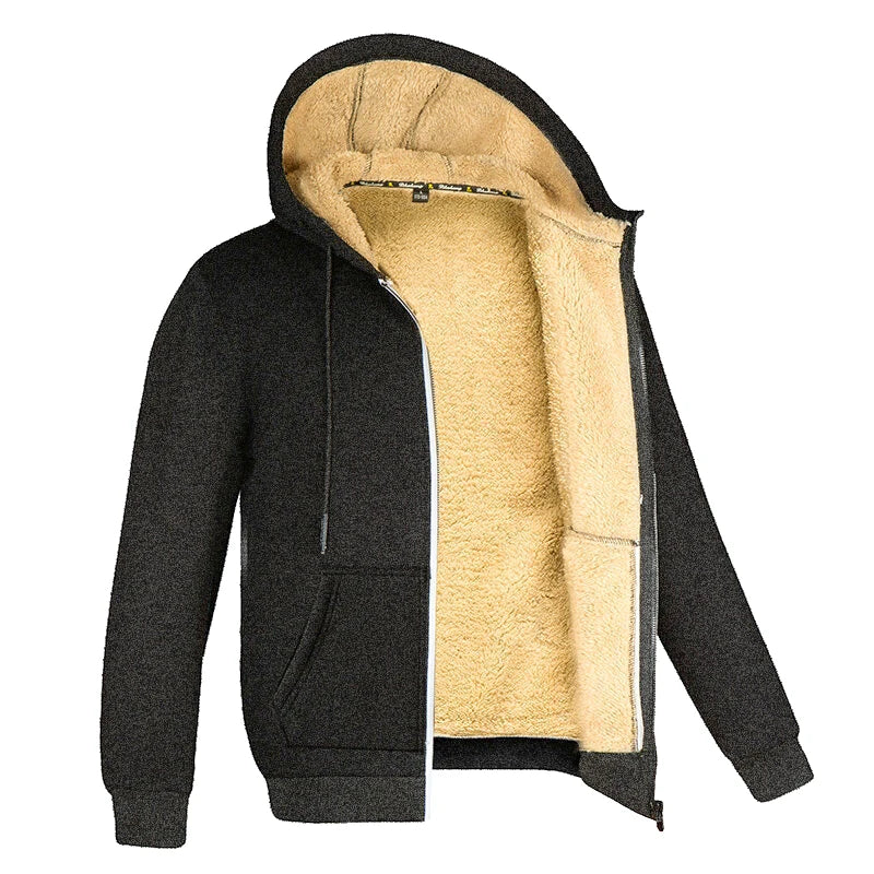 Hooded Wool Lined Jacket
