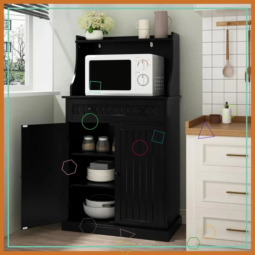 54" Kitchen Microwave Cabinet