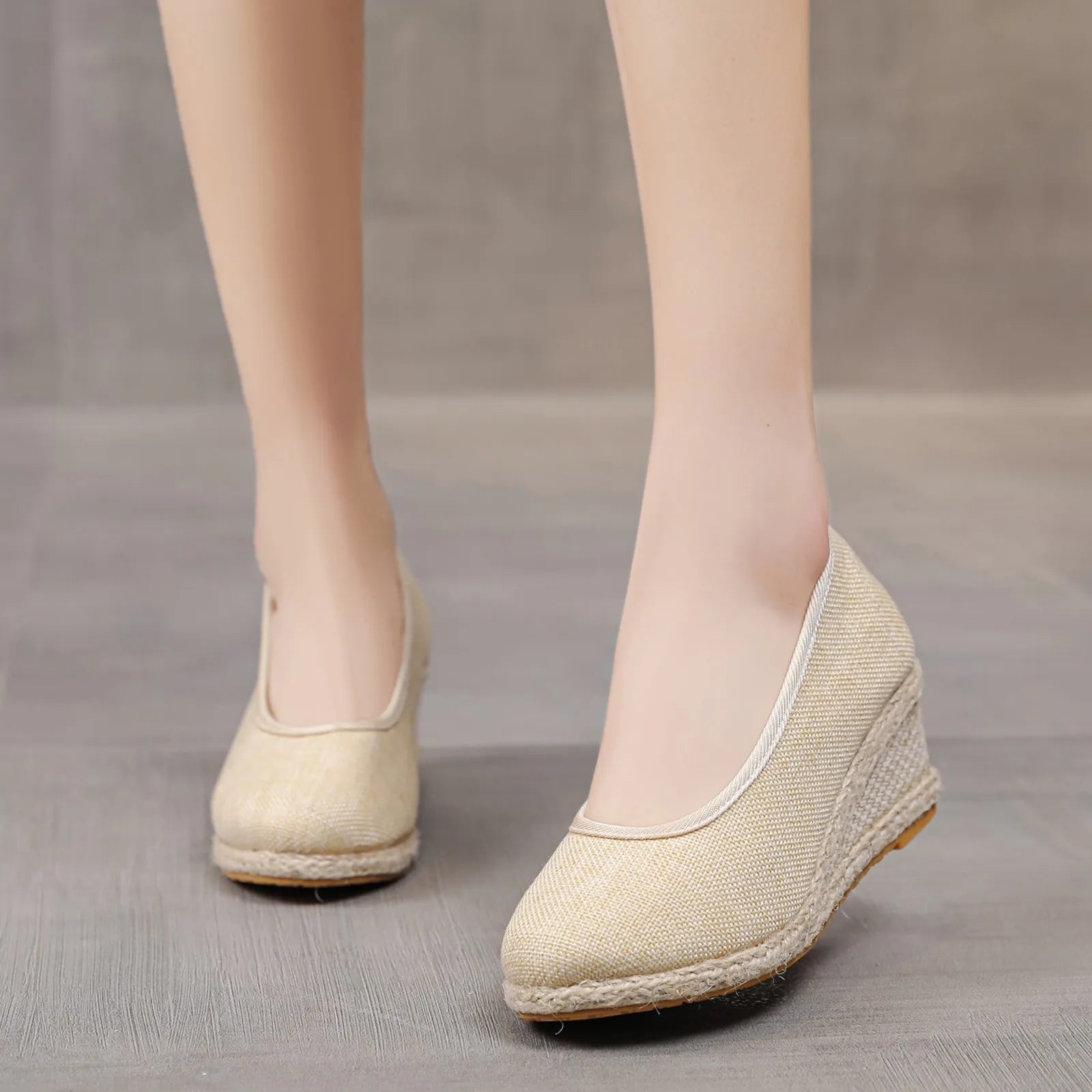 Casual Slip-On Pumps