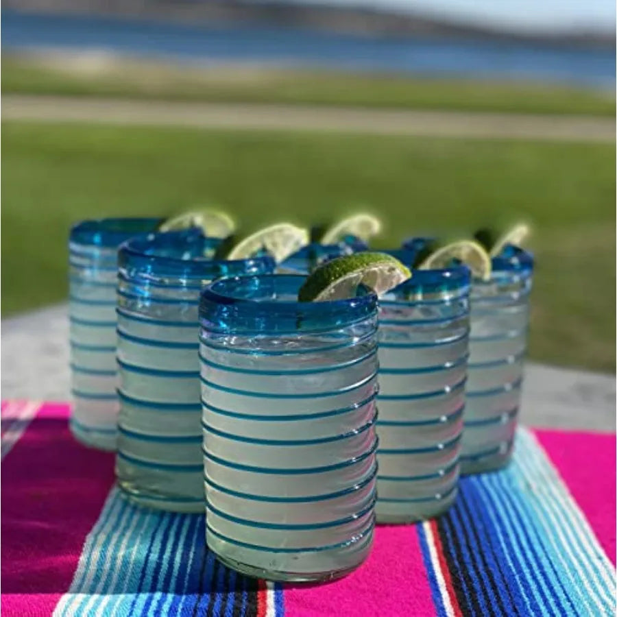 Hand Blown Mexican Drinking Glasses