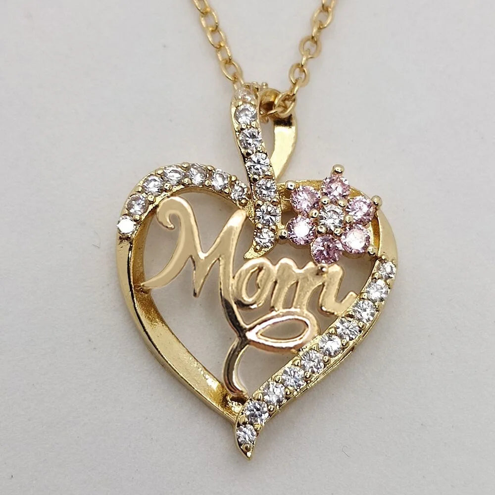 Mom Heart Necklace