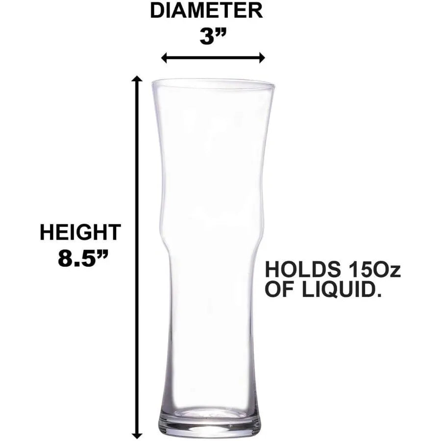 Tall 12 Handcrafted Cocktail Glass Set