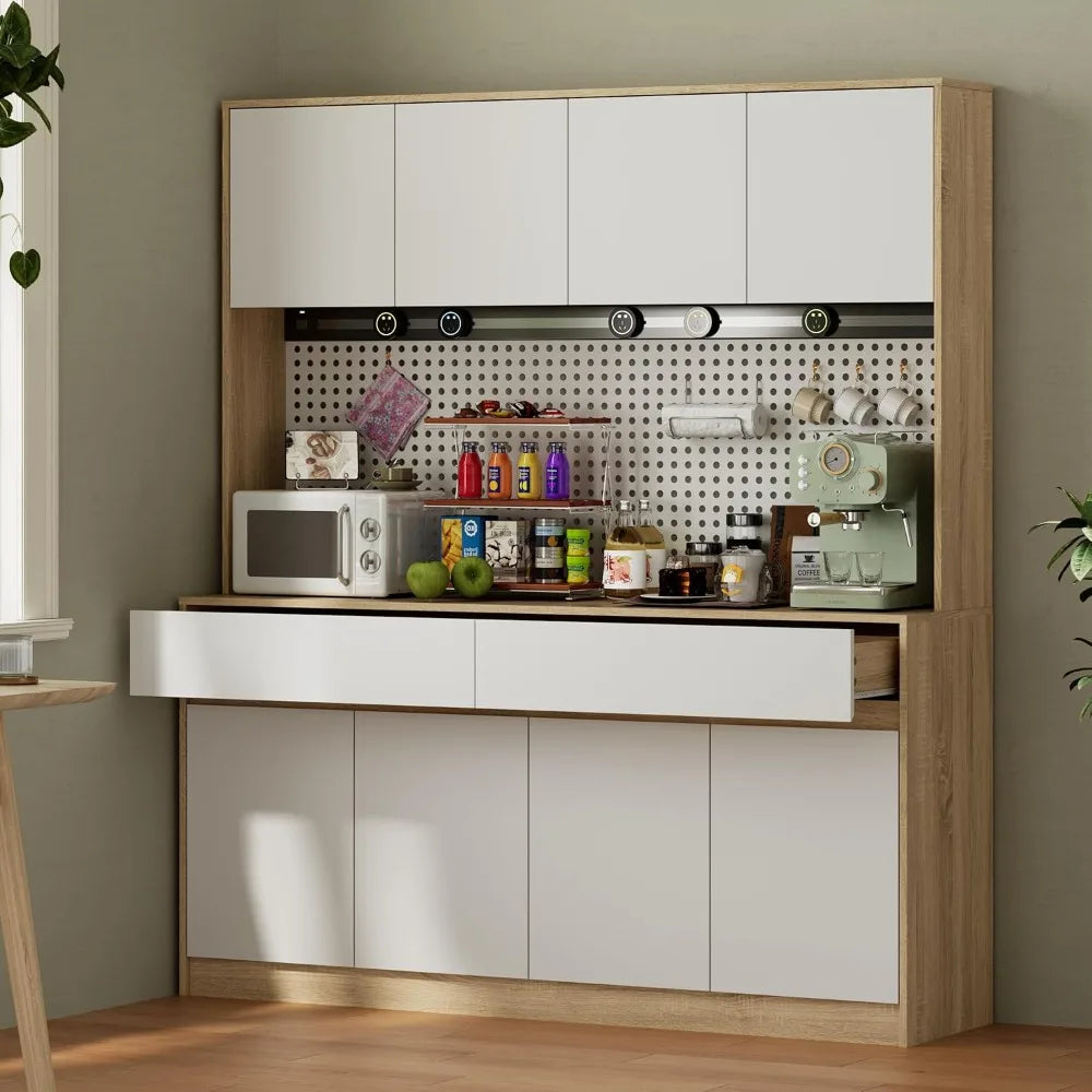 71" XL Pantry Cabinet with Countertop