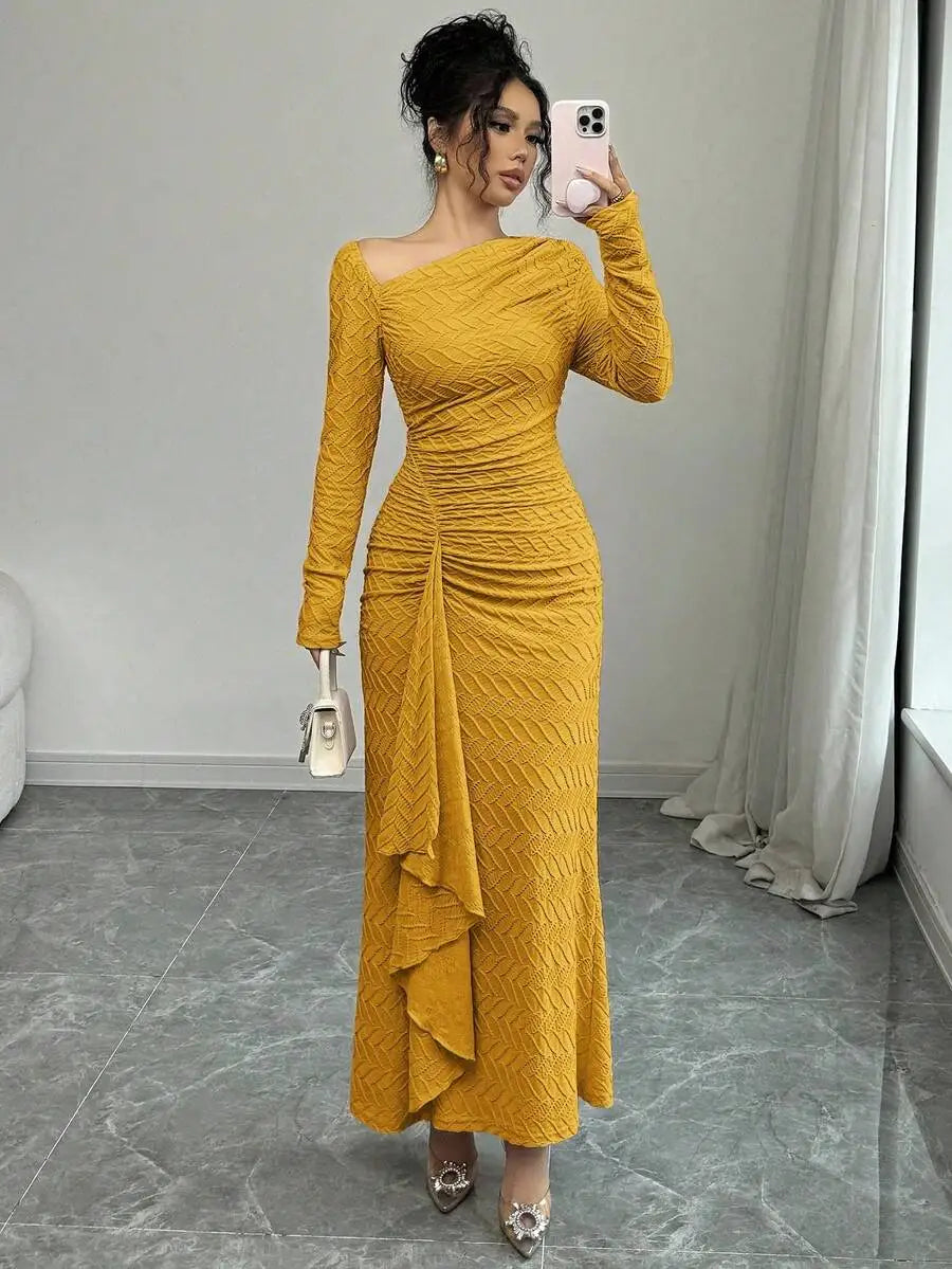 Long Sleeve  Maxi Dress