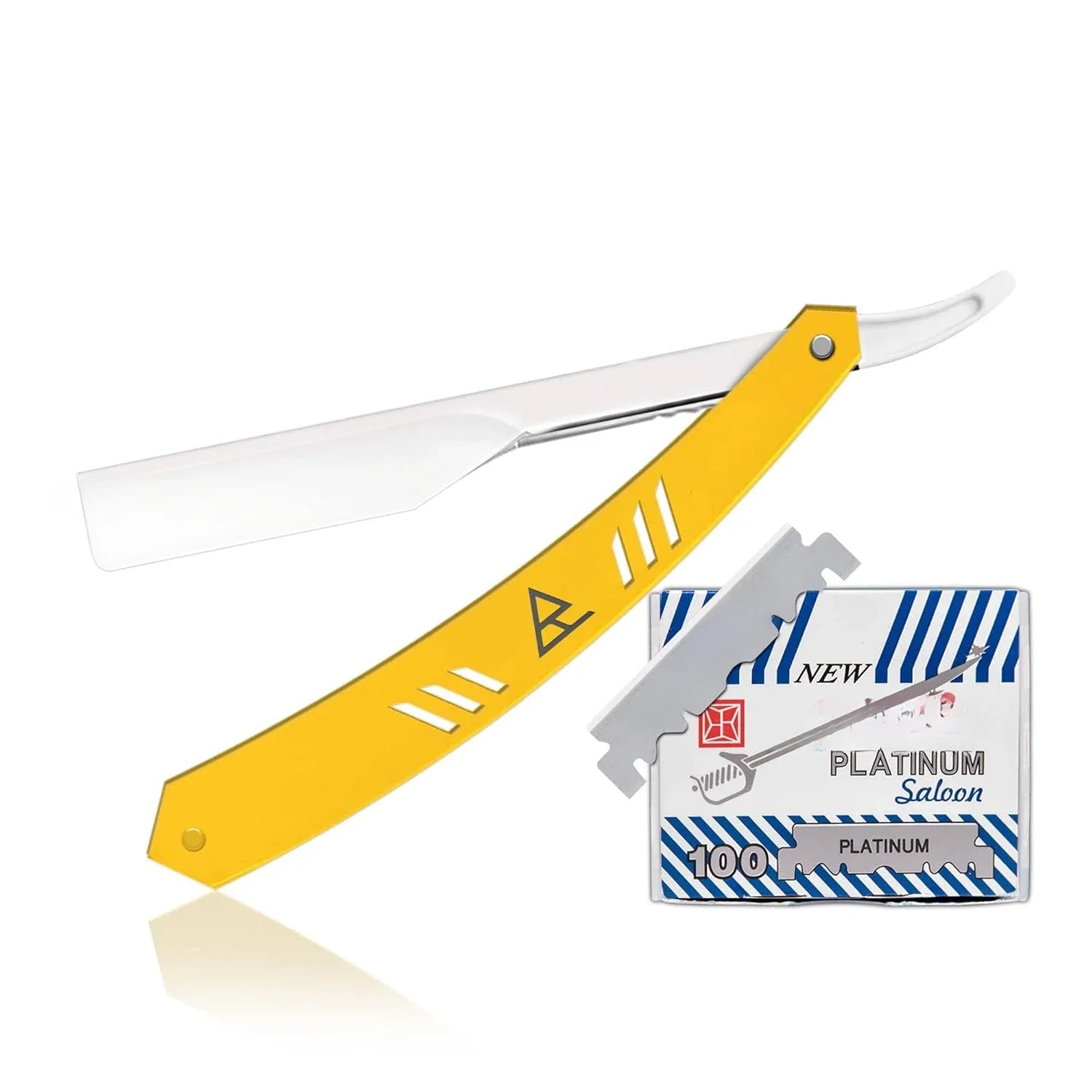 Professional Barber Razor w  /100 Single Edge Blades