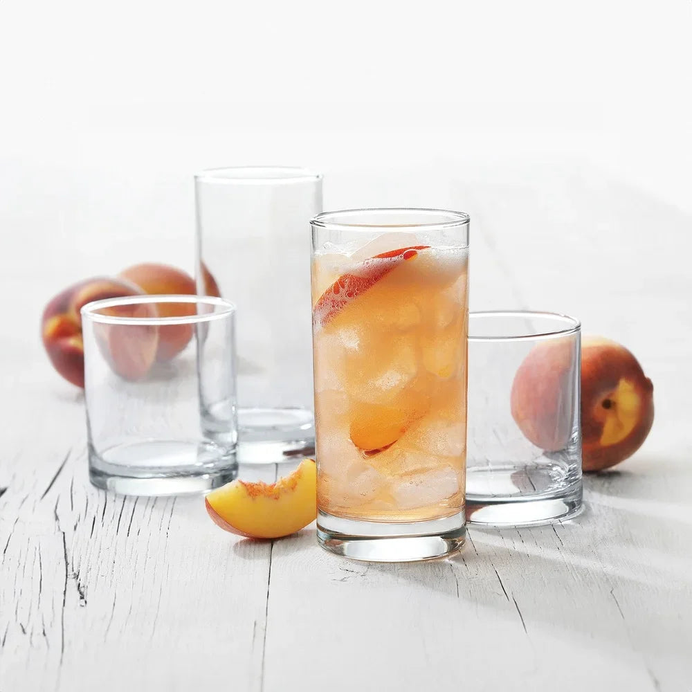 Twelve  Piece Clear Drinkware Set