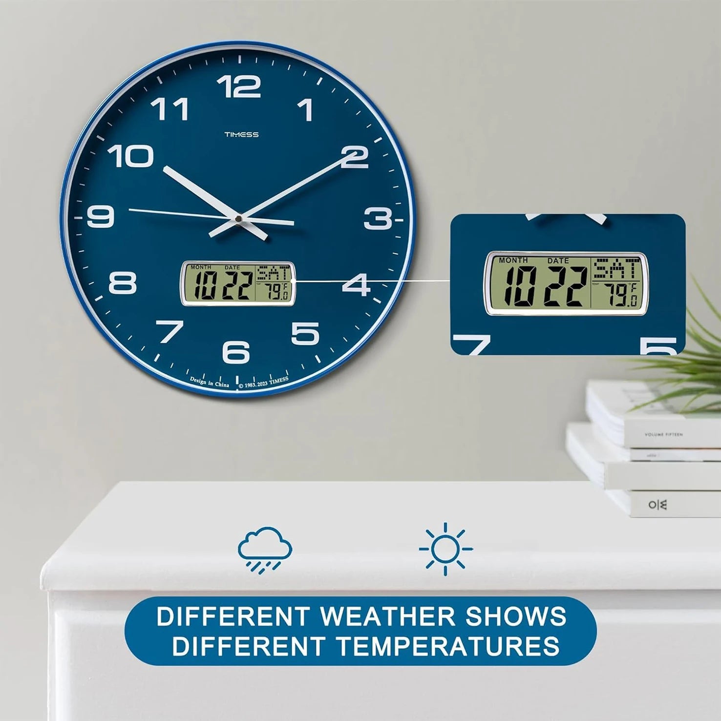 Timeless Calendar Wall Clock