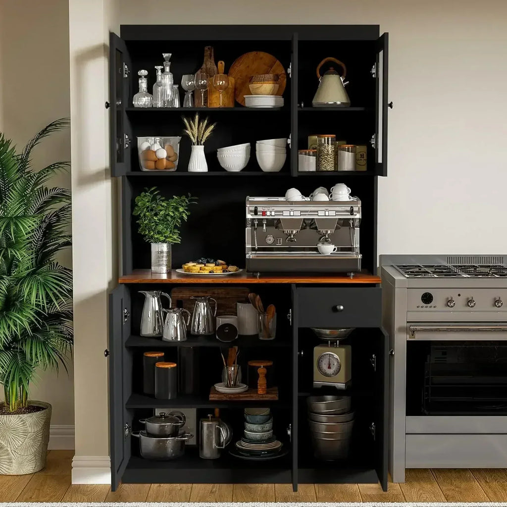 71" Tall Kitchen Pantry Storage Cabinet