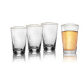 Gold Rim Highball Glasses Set of 4 16oz