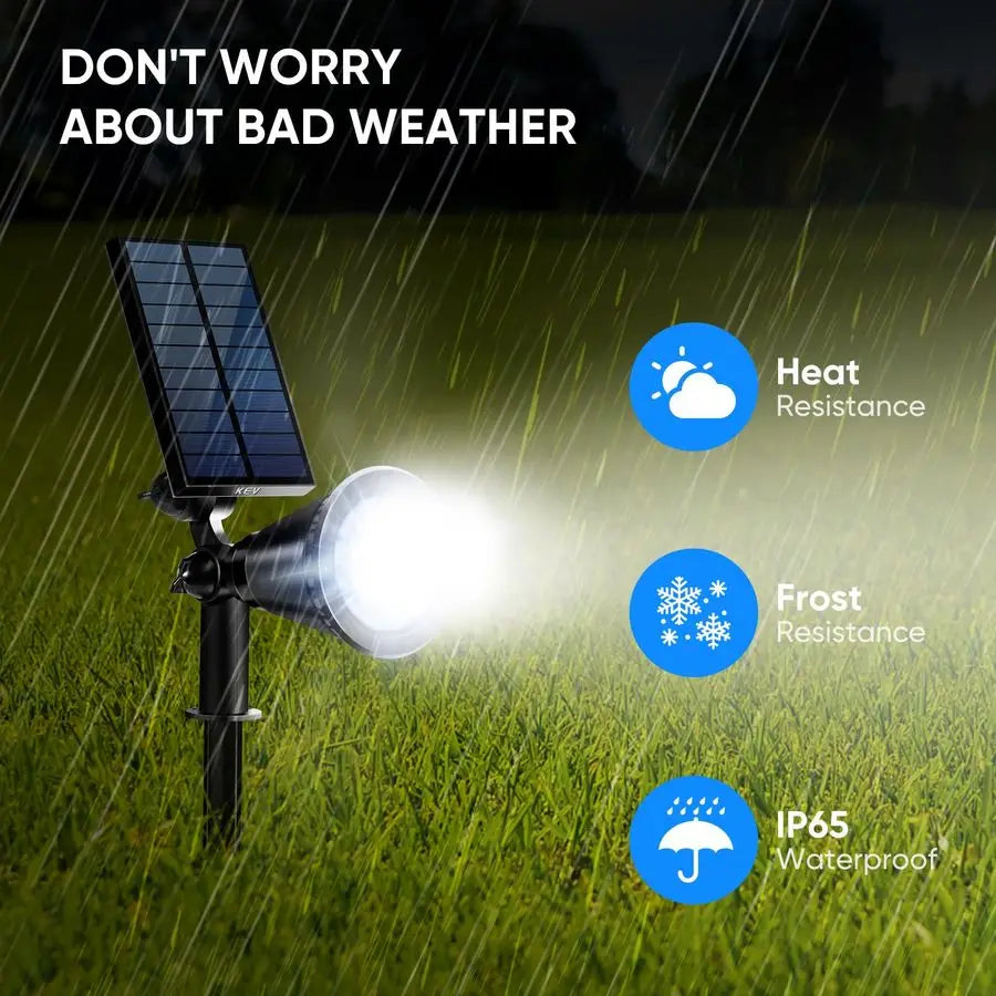 Solar Spot Lights Outdoor,18 LEDs