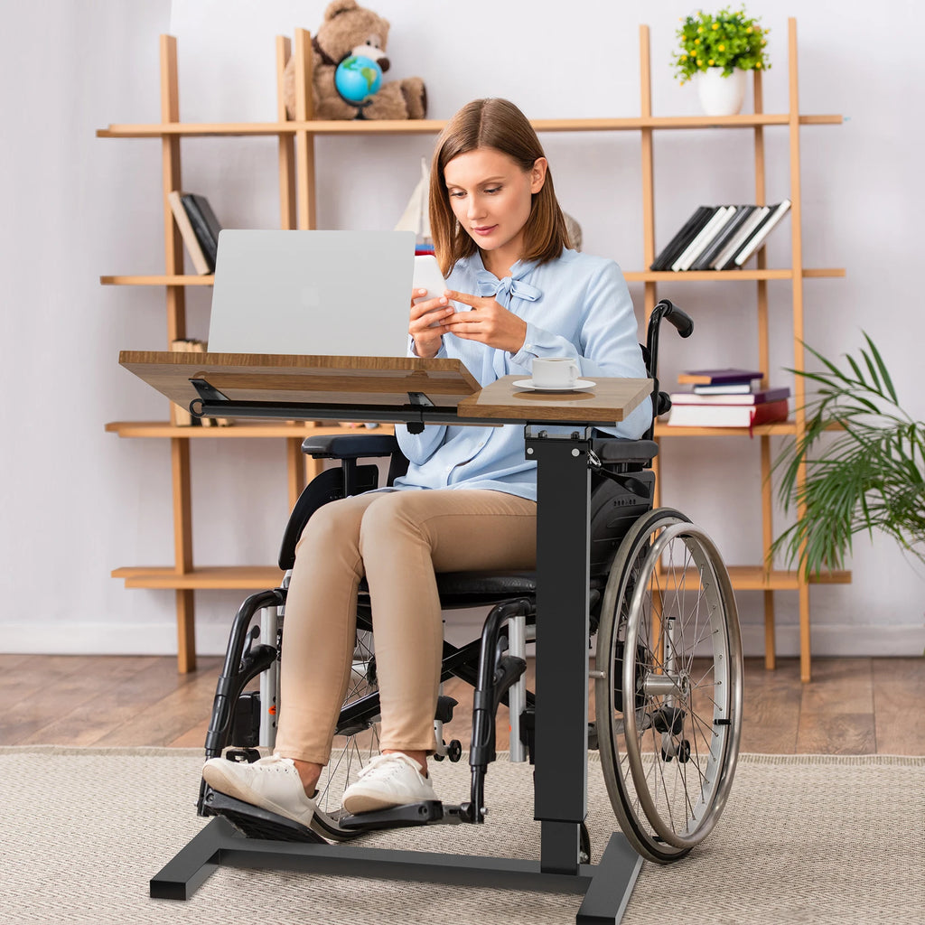 Height Adjustable Overbed Table