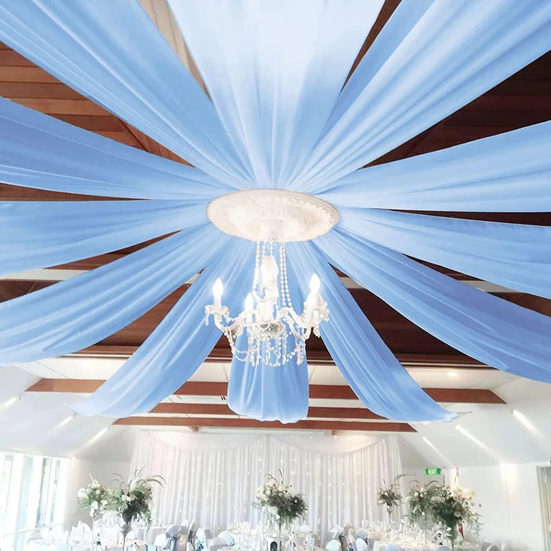 Wedding Chiffon Ceiling Drapes