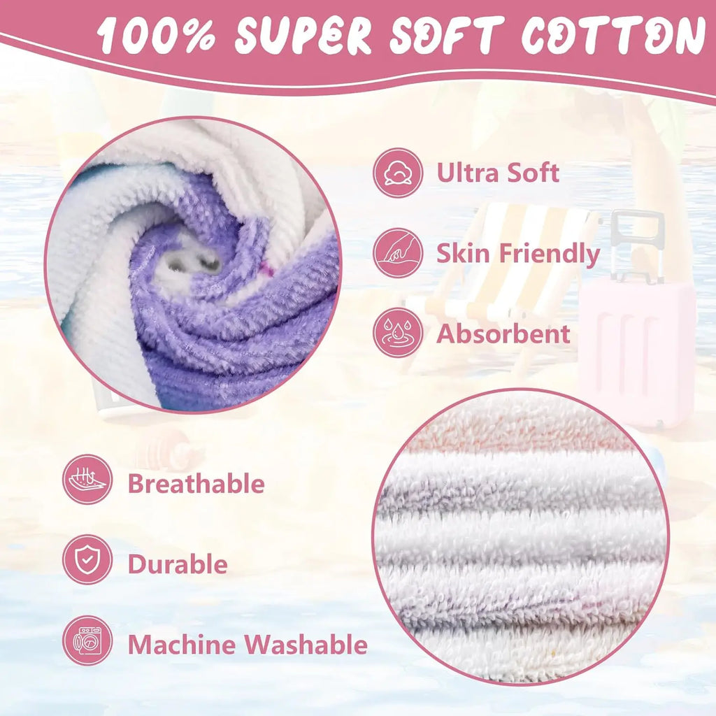 Super Soft & Thick Cotton Hooded Towels