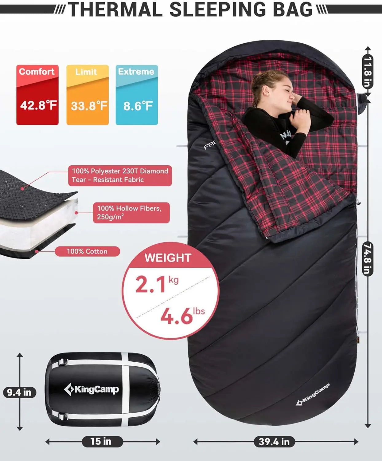 Sleeping Extra Wide Bag