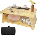 Low Meditation Table for Sitting