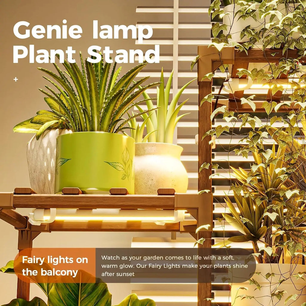3-Tier Plant Stand with Grow Light