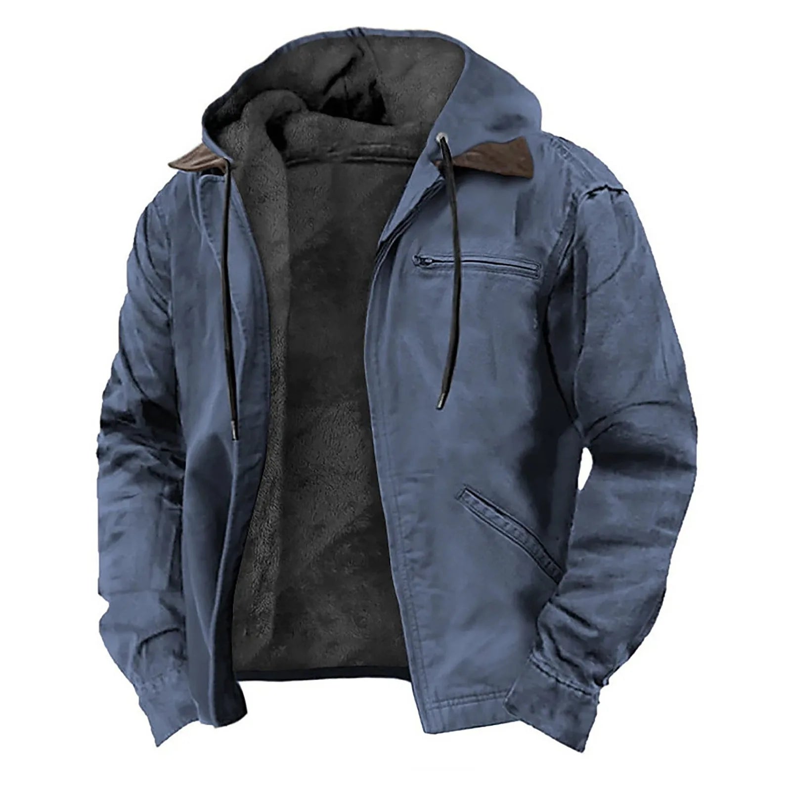 Vintage Oversize Hooded Jacket
