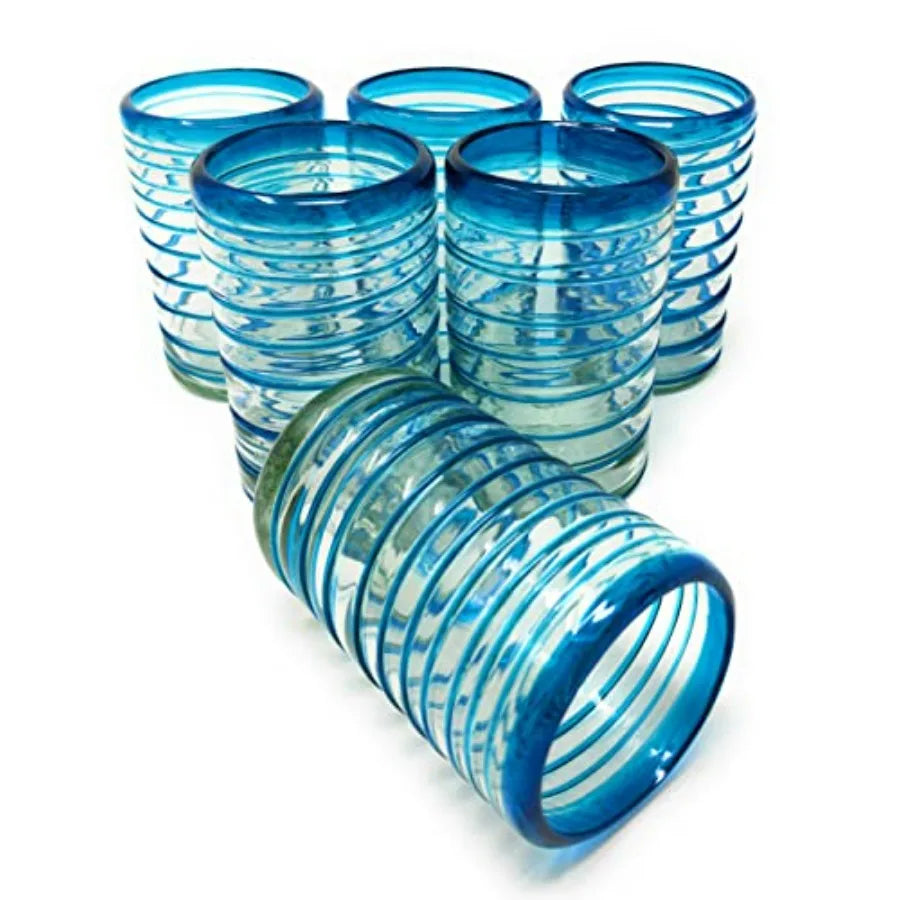 Hand Blown Mexican Drinking Glasses