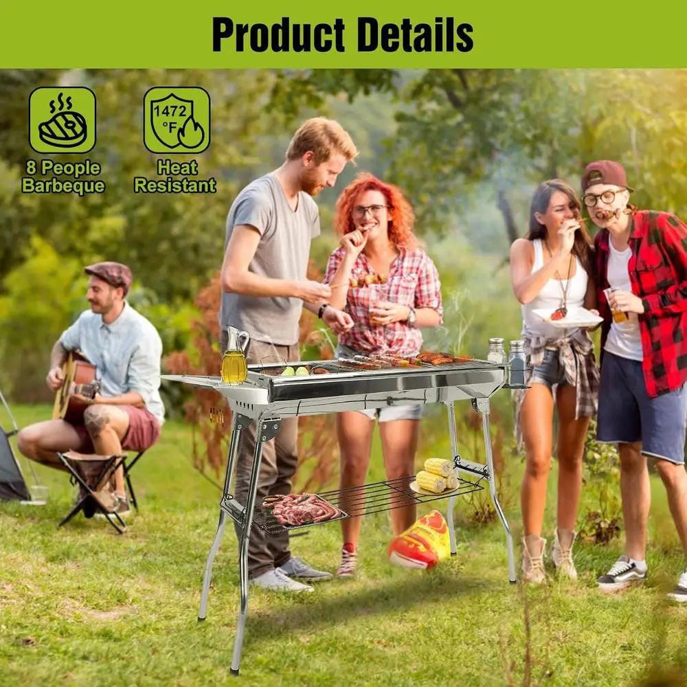 Stainless Steel Outdoor Kebab Grill