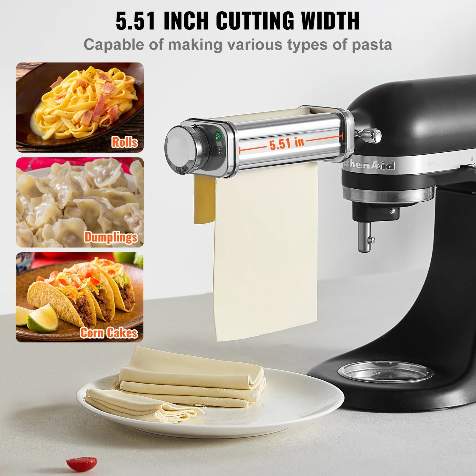 Pasta Attachment for KitchenAid Stand Mixer