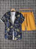 Printed Men's Summer  Shorts Set