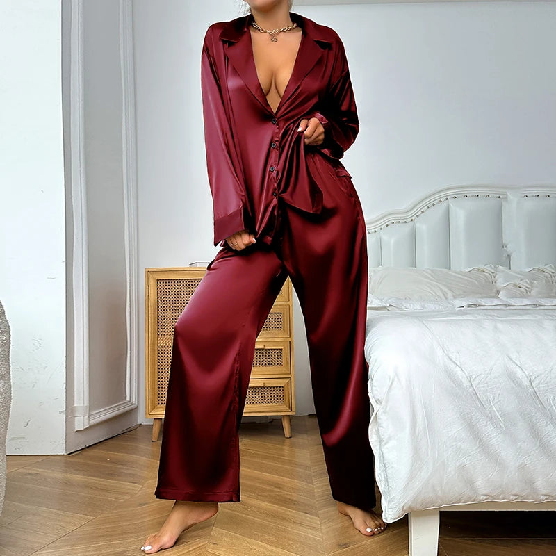 Casual Autumn Pajamas  Set
