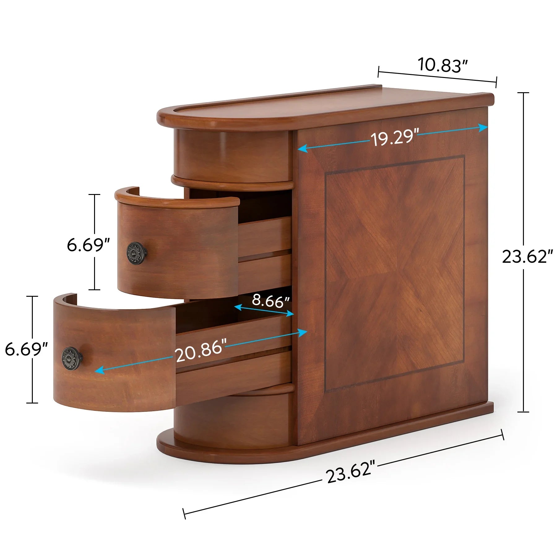 Solid Wood End Table
