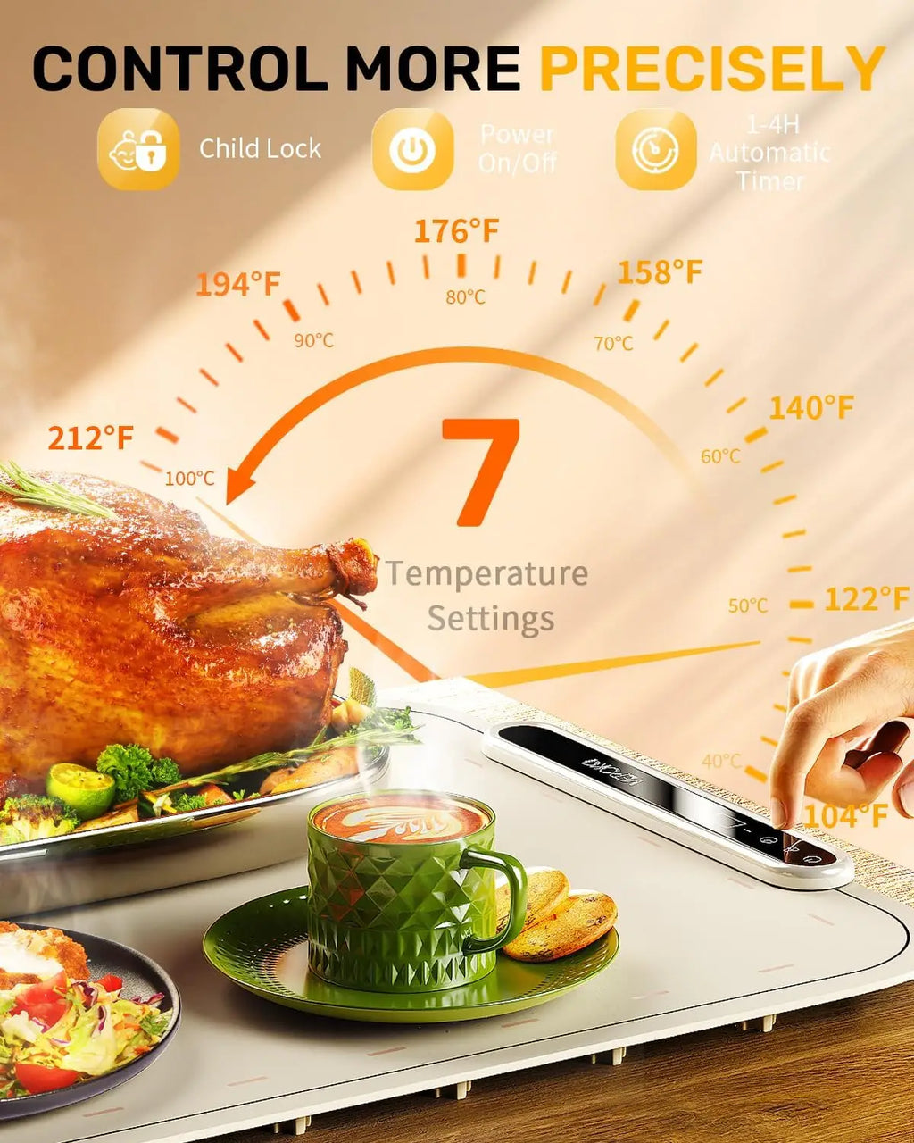 Electric Food Warmer Mat