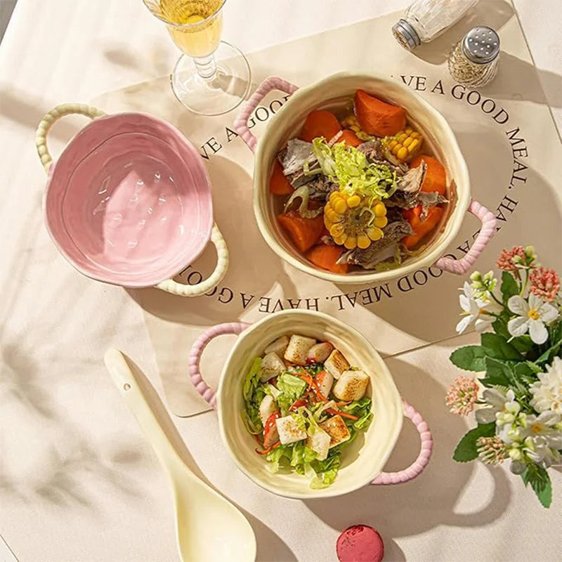 Large Size Ceramic  Versatile Serving Bowls