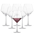 Elegant  Burgundy  Wine Glass Set of 6