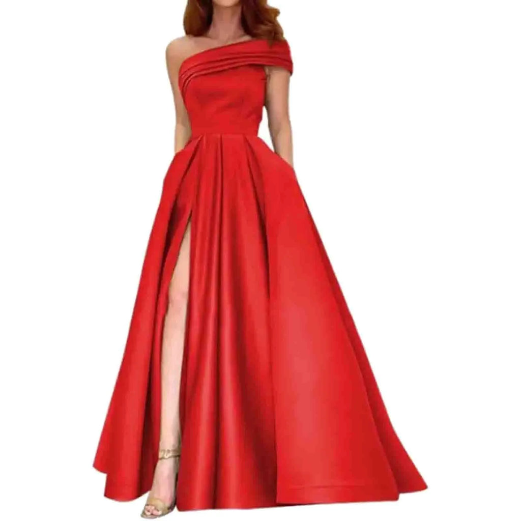 Satin Evening Gown