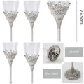 Champagne Wedding  Flute Set