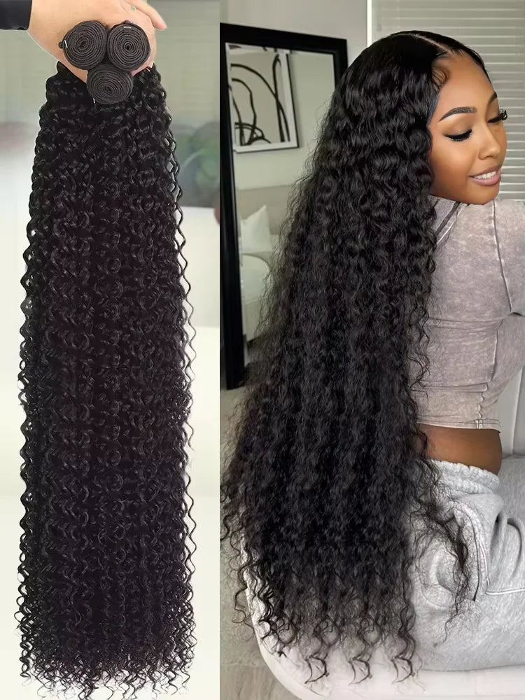 30 36 Inch Deep Wave Human Hair