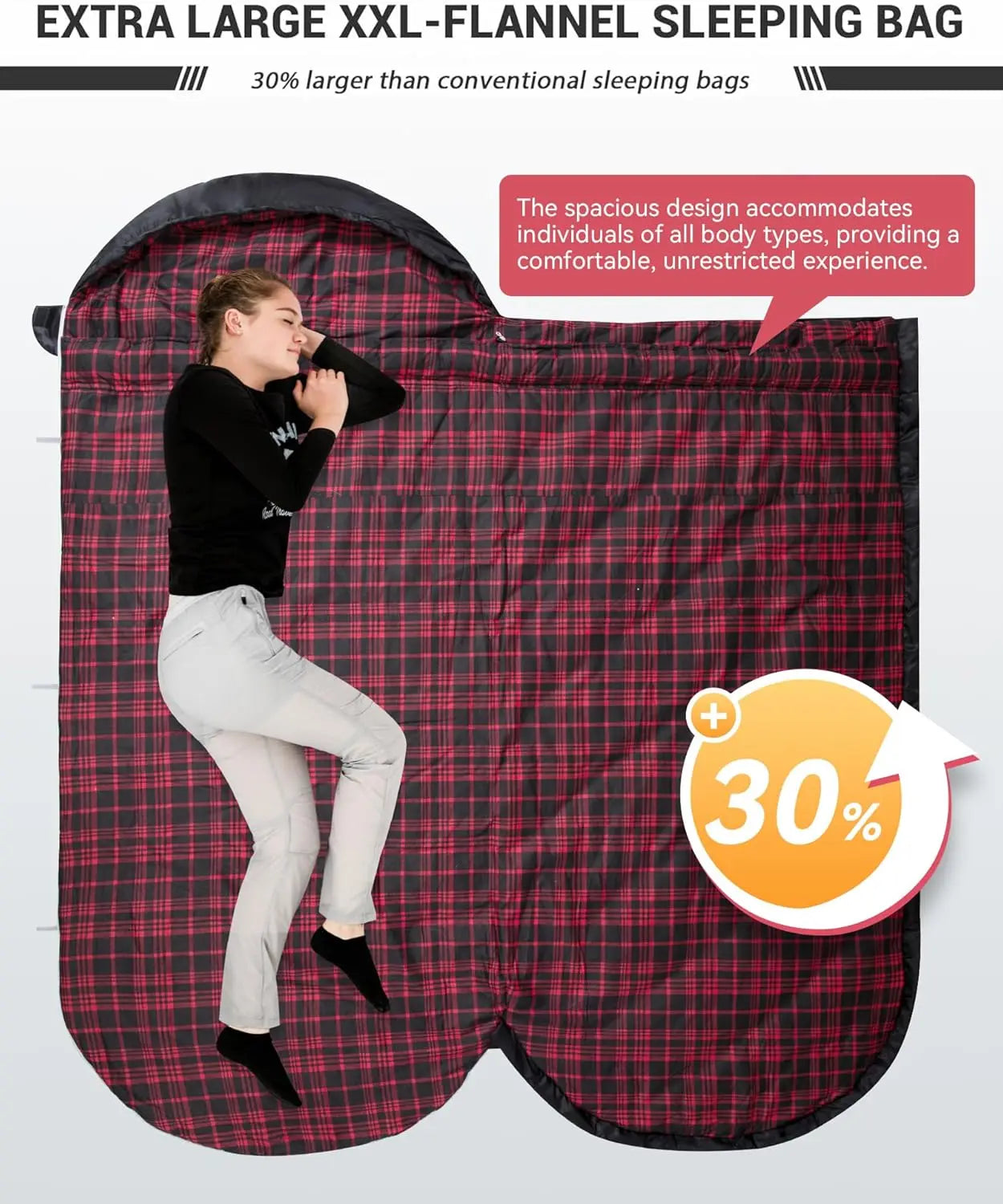 Sleeping Extra Wide Bag