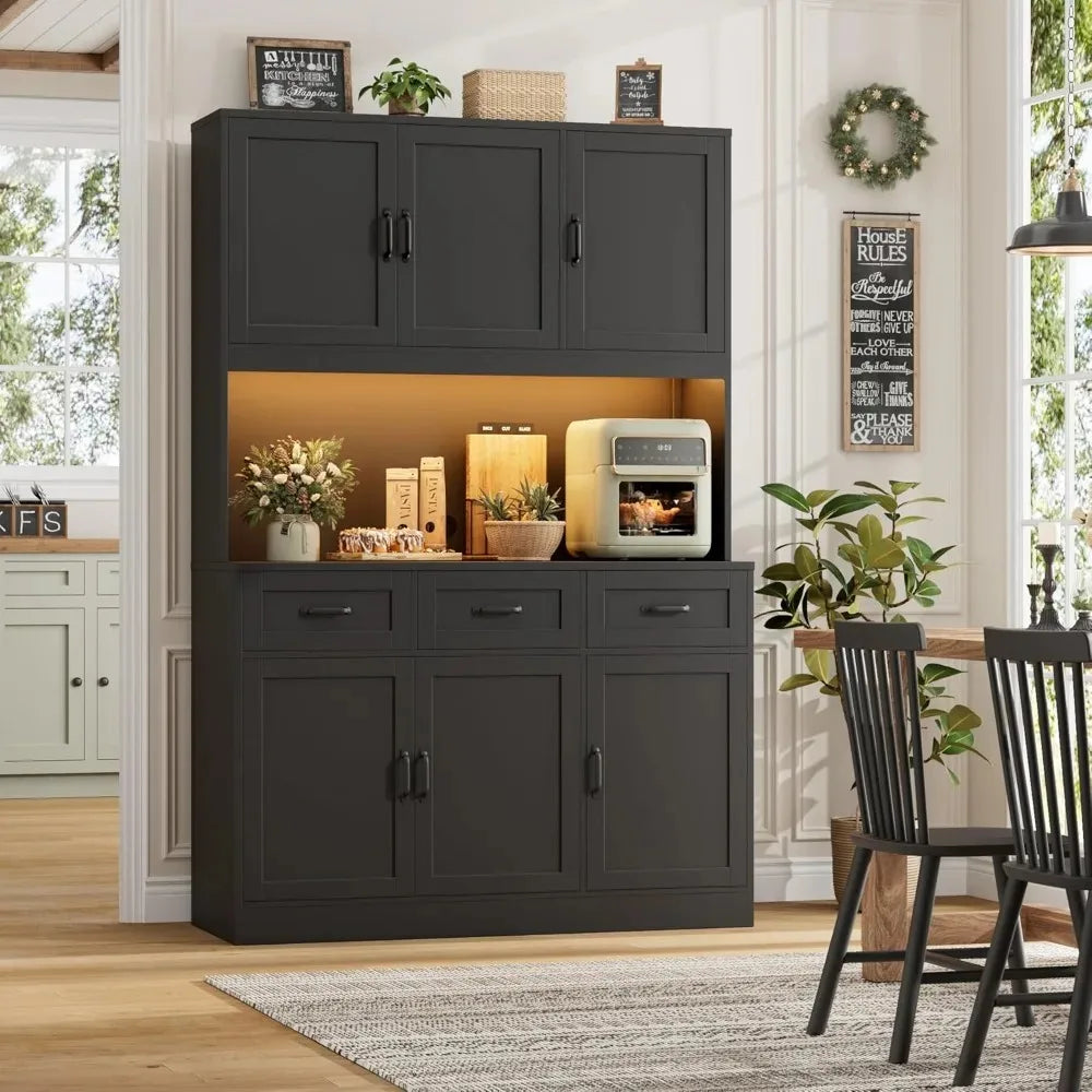72" Tall  Cabinet with LED Lights