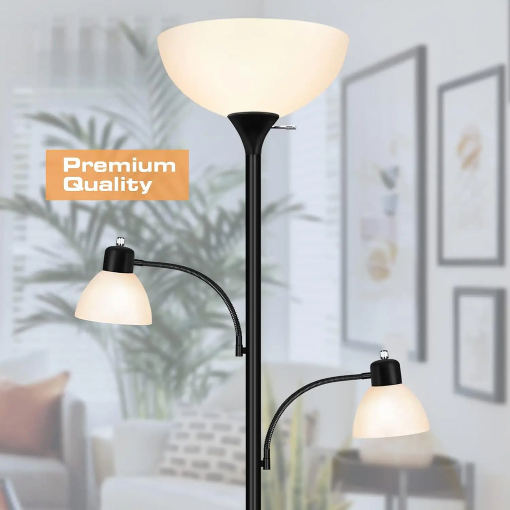 72" Adjustable Torchiere Floor Lamp