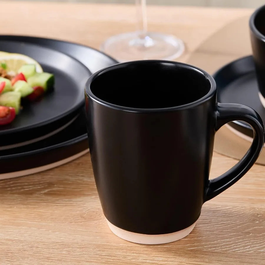 Modern Stoneware 16-piece   Dinnerware Set