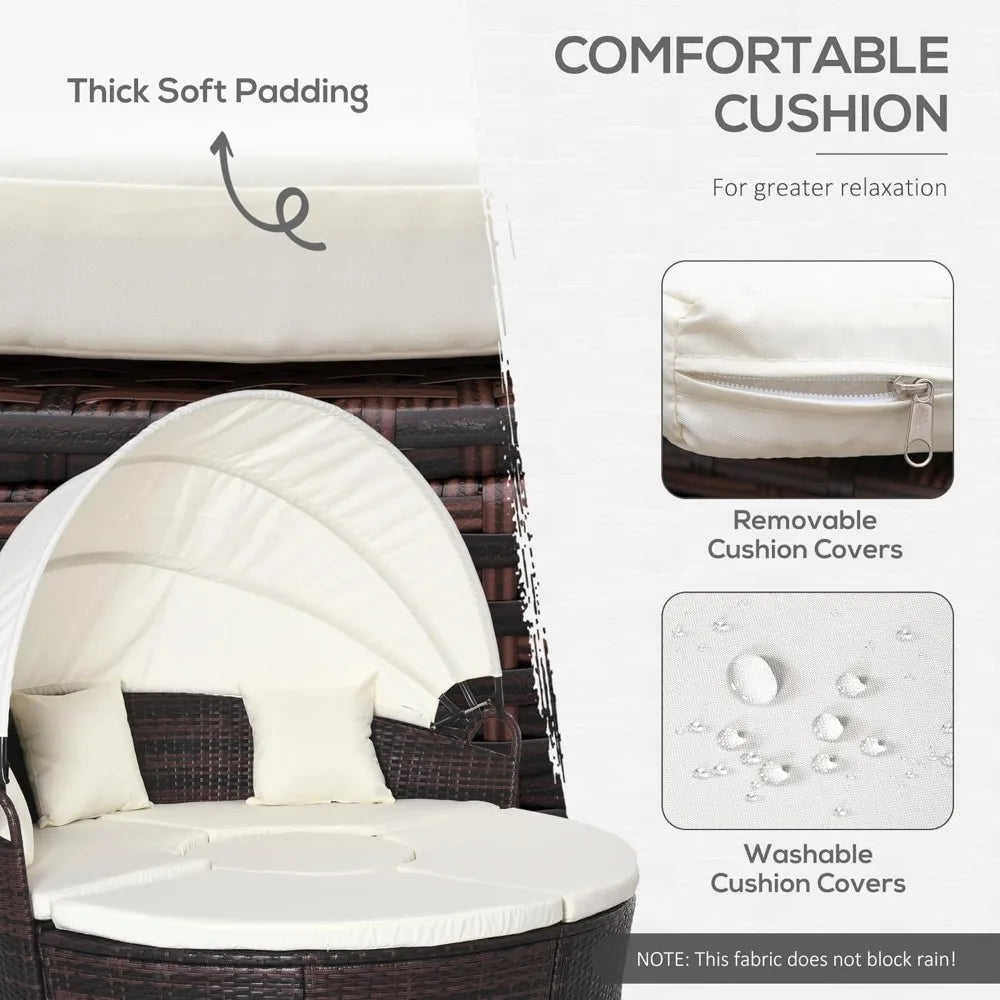 Convertible Daybed with Cushions