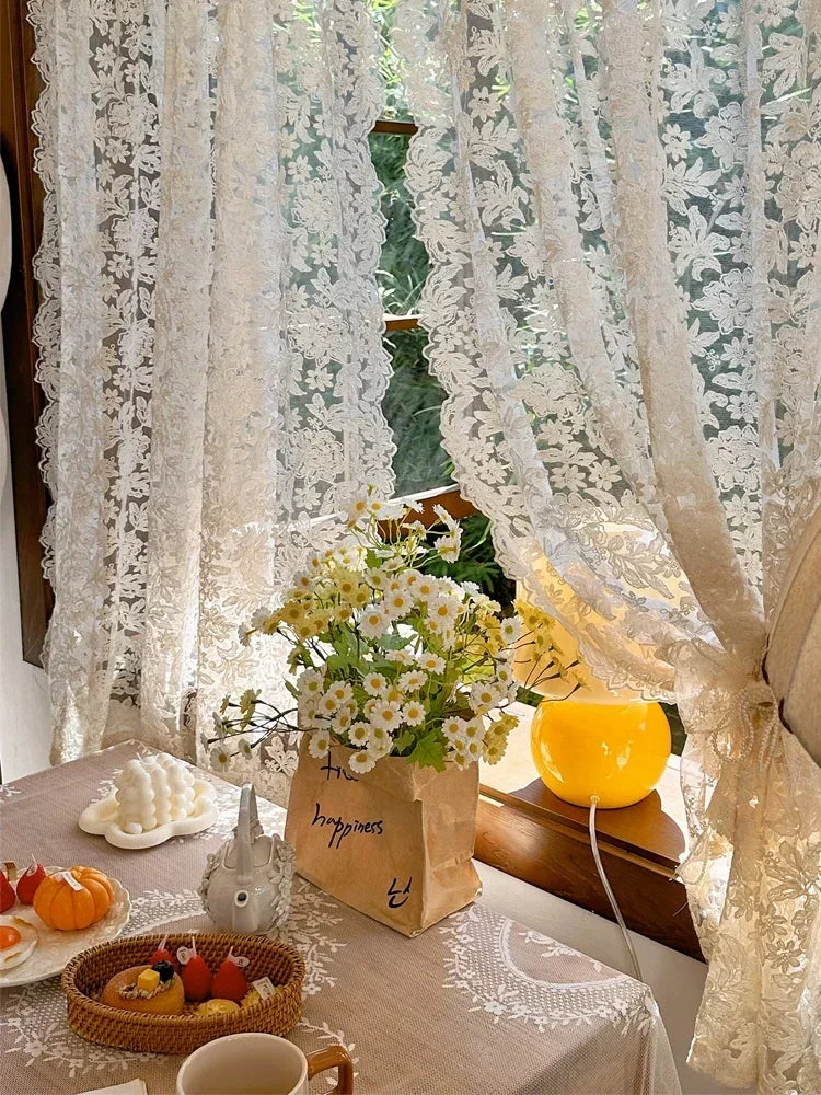 Retro Palace Style Lace Curtains