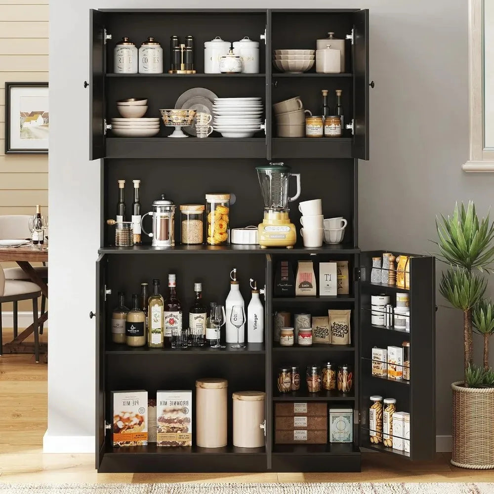 71" Tall  Cabinet with Microwave Stand