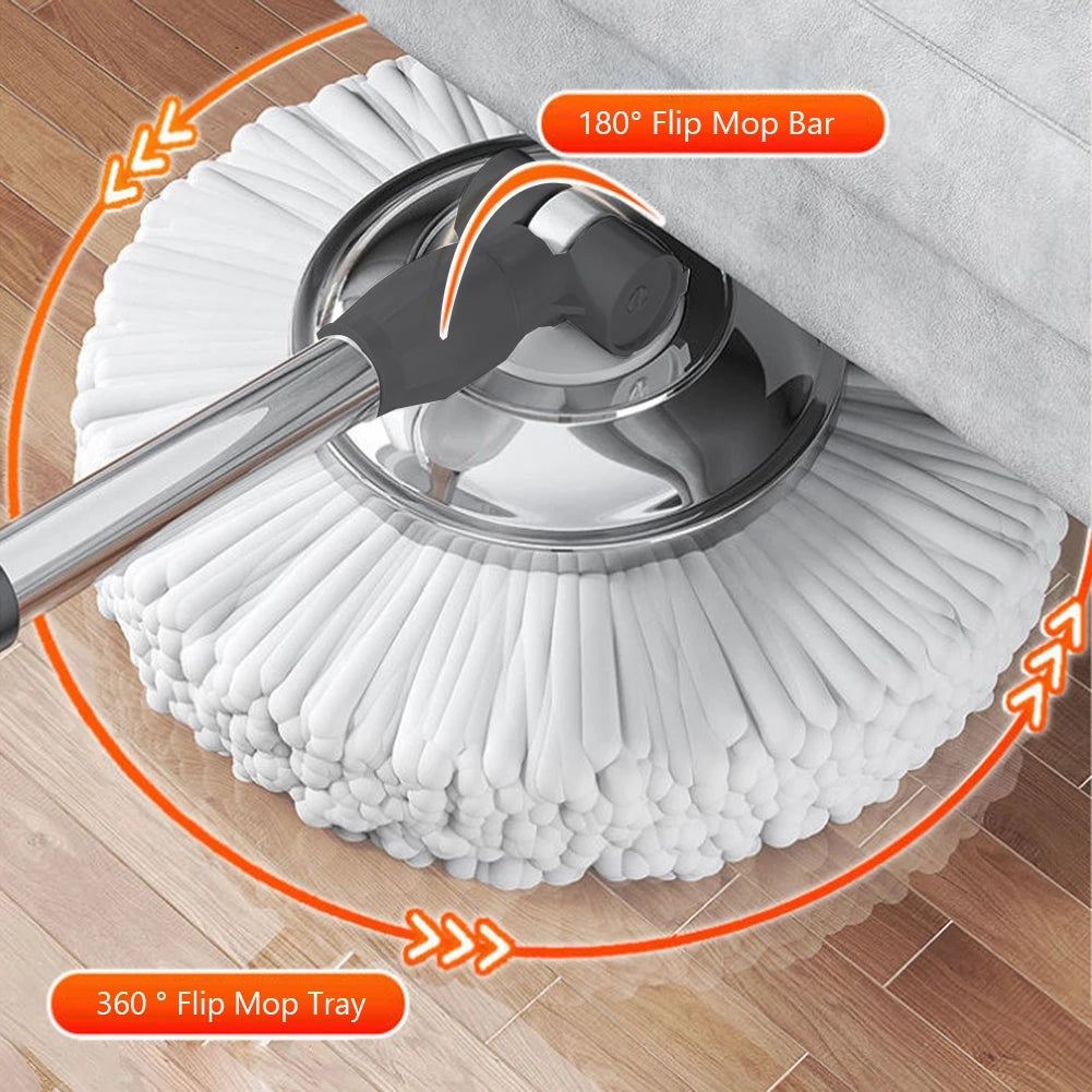Spin Mop Bucket 6 Microfiber Refills