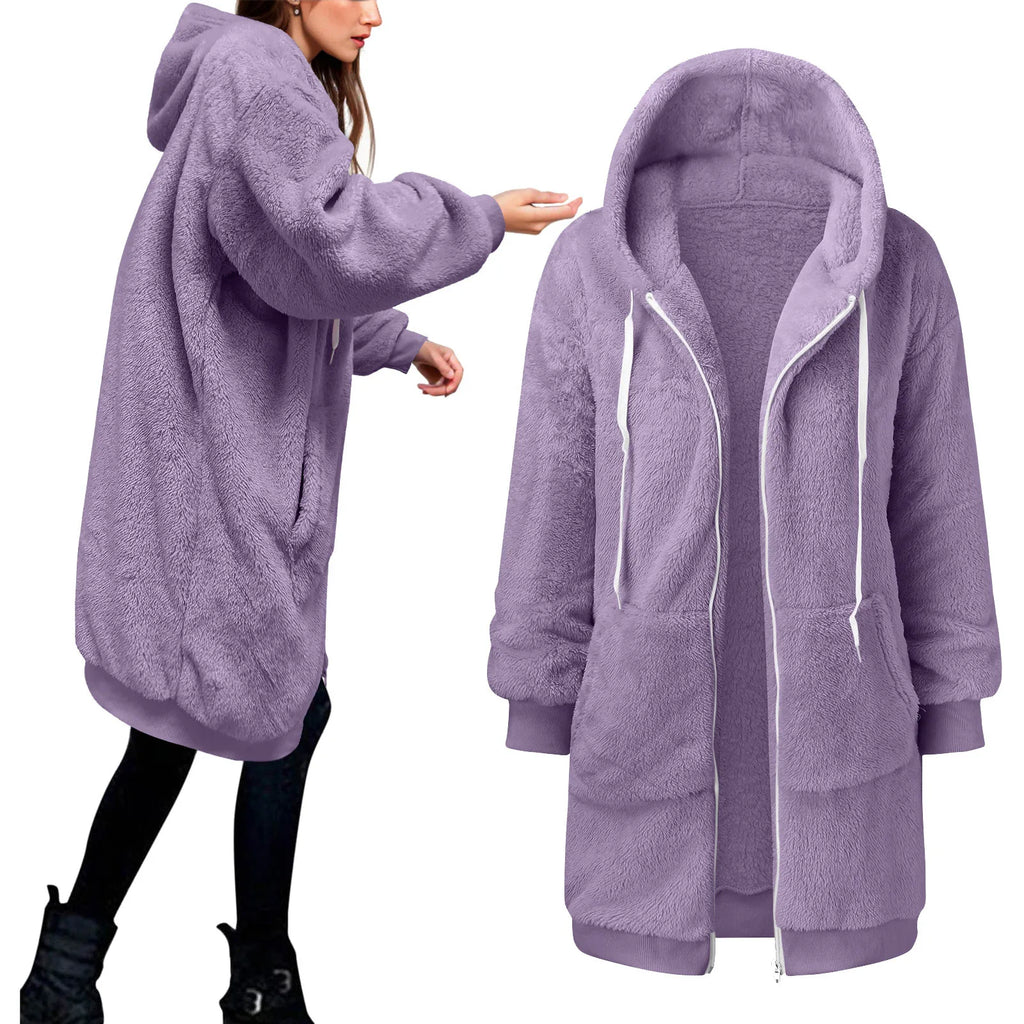 Hooded  Sweatshirt Jacket
