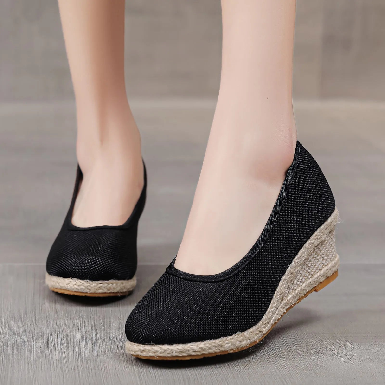 Casual Slip-On Pumps