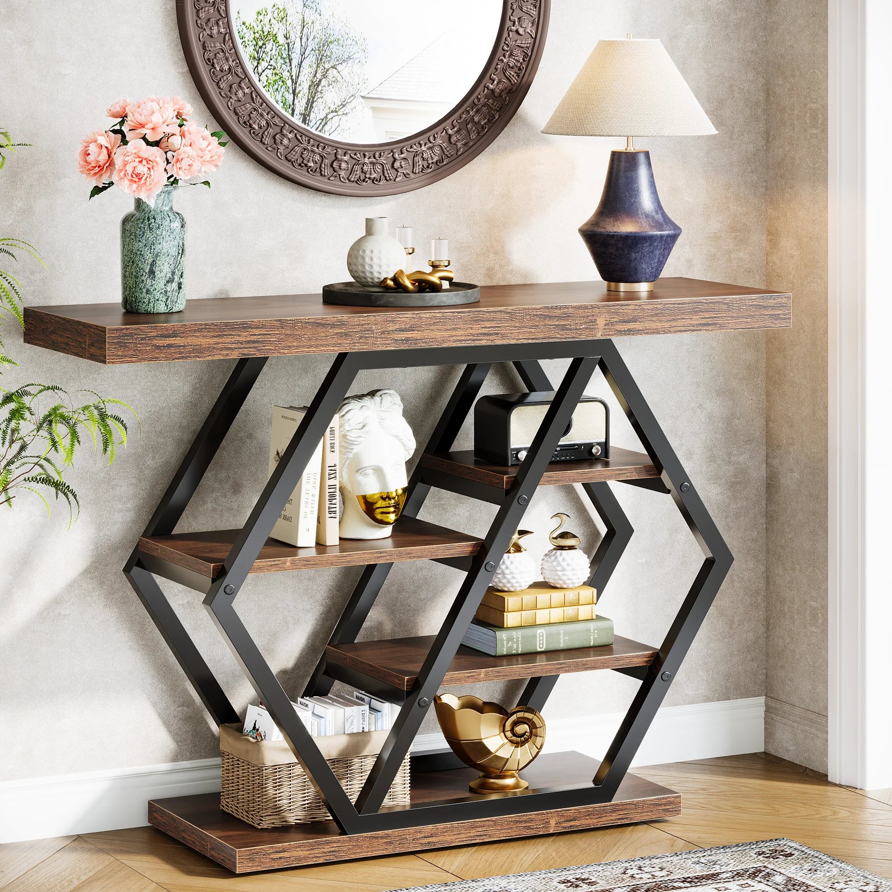 Entryway Console Table, 39.4-Inch